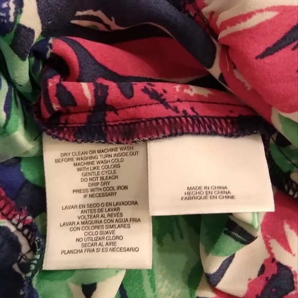 Cappagallo Floral Fairycore Tunic Boho Blouse Shirt NWT Size S - Picture 4 of 5